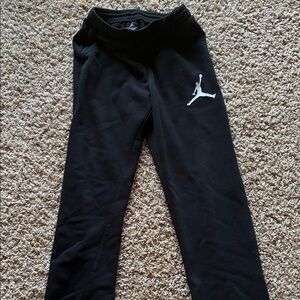 Nike Kids Black Joggers with Logo
